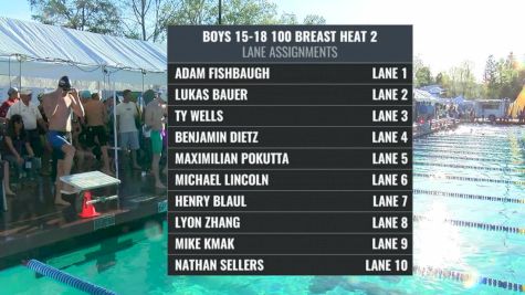 Far Westerns: Boys 17-18 100 Breast Final