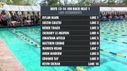 Far Westerns: Boys 13-14 100 Back Final