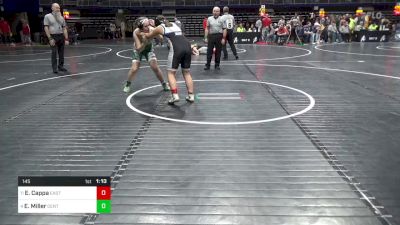 145 lbs Quarterfinal - Emma Cappa, East Stroudsburg vs Emma Miller, Central Dauphin