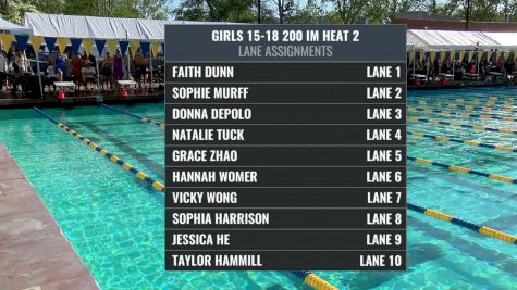 Far Westerns - Girls 17-18 200 IM Final