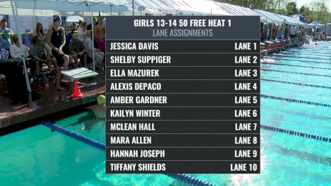 Far Westerns - Girls 13-14 50 Free Final