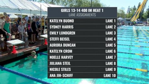 Far Westerns - Girls 13-14 400 IM Final