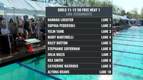 Far Westerns - Girls 11-12 50 Free Final