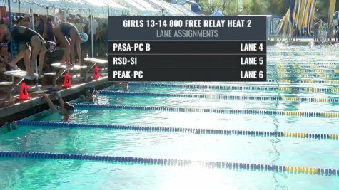 Far Westerns - Girls 13-14 800 Free Relay Heat 2