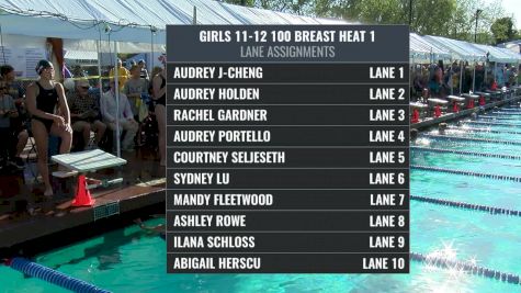 Far Westerns - Girls 11-12 100 Breast Final