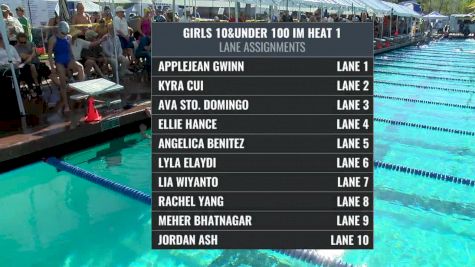 Far Westerns - Girls 10&U 100 IM Final