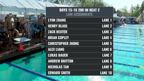 Far Westerns - Boys 17-18 200 IM Final