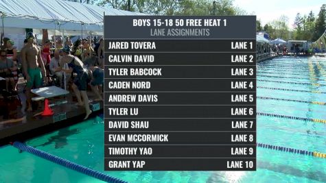 Far Westerns - Boys 15-16 50 Free Final
