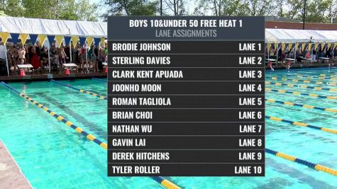 Far Westerns - Boys 10&U 50 Free Final