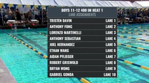 Far Westerns - Boys 11-12 400 IM Final