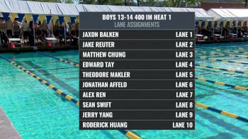Far Westerns - Boys 13-14 400 IM Final