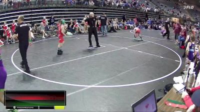 73 lbs Semis & 1st Wrestleback (8 Team) - Kealey Hathaway, Nebraska Red vs Markee Gomez, Team Iowa