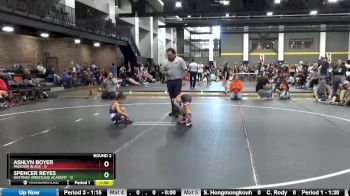46 lbs Round 2 (4 Team) - Spencer Reyes, Hastings Wrestling Academy vs Ashlyn Boyer, Missouri Black