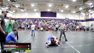 Round 1 - Landon Barnes, Summerville Takedown Club vs Thomas Bone Iv, Cane Bay Cobras