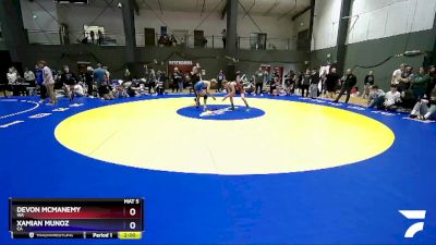 120 lbs Cons. Round 4 - Devon McManemy, WA vs Xamian Munoz, CA