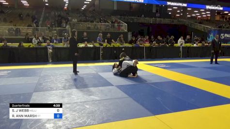 SHAYLA J WEBB vs REBECCA ANN MARSH 2024 Pan Jiu Jitsu IBJJF Championship