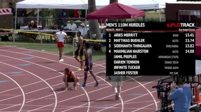 Men's 110m Hurdles, Heat 3 - Aries Merritt 13.41, world #2