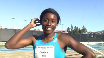 Candace Hill excited for prom after winning 100m, 200m in top 10 world times