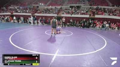 215 lbs Quarters & 1st Wb (16 Team) - Kaden Glass, Comal Pieper vs D`Lathian Young, Azle