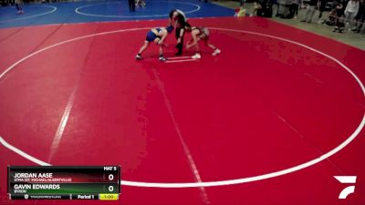 130 lbs Cons. Round 2 - Jordan Aase, STMA (St. Michael/Albertville) vs Gavin Edwards, Byron