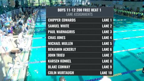 ISCA Elite - Boy's 11-12 200 Freestyle