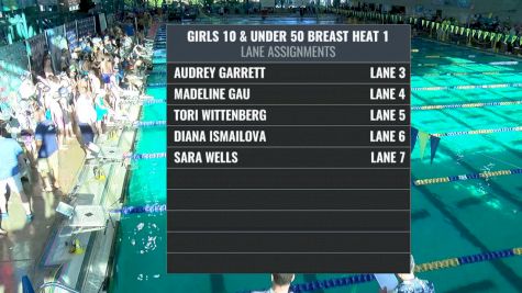 ISCA Elite - Girl's 10 & under 50 Breaststroke
