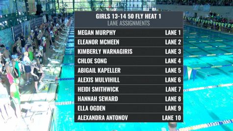 ISCA Elite - Girl's 13-14 50 Butterfly