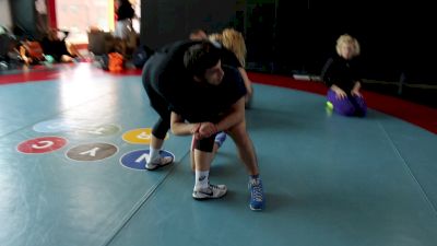 Helen And Elena Working On Technique With The Russians