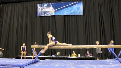 Sarah Finnegan Gorgeous On Beam (LSU) - 2017 NCAA Championships Training