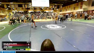 132 lbs Cons. Round 4 - Zane Avery, Temecula Valley vs Dylan Guillermo, Palm Desert