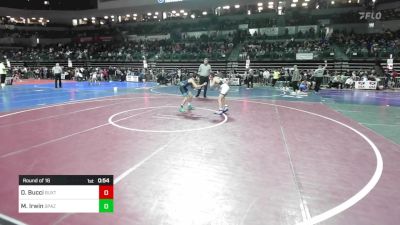 85 lbs Round Of 16 - Dominic Bucci, Buxton (NJ) vs Mason Irwin, Spazz Wrestling