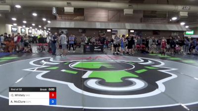 52 kg Rnd Of 32 - Conner Whitely, Bad Karma Wrestling Club vs Aidan McClure, Suplex Wrestling Club