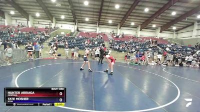 120 lbs Cons. Round 3 - Hunter Arriaga, Montana vs Tate Mosher, Utah