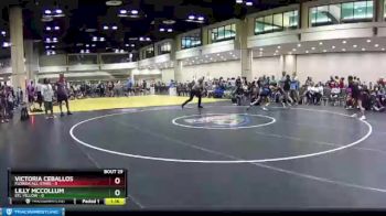 100 lbs Round 6 (10 Team) - Lilly McCollum, STL Yellow vs Victoria Ceballos, Florida All-Stars