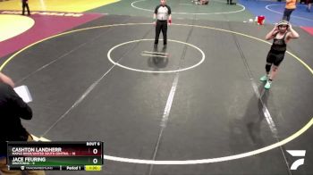 135 lbs Semis & 1st Wrestleback (8 Team) - Cashton Landherr, Maple River/United South Central vs Jace Feuring, Owatonna