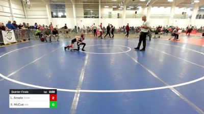 60 lbs Quarterfinal - Luca Amato, Team Tugman vs Xavier McCue, Vision Quest WC