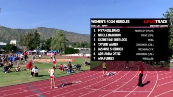 Women's 400m Hurdles, Heat 9