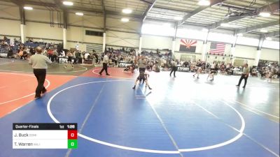 86 lbs Quarterfinal - Jasmine Buck, Dominate WC vs Trenton Warren, Valiant College Prep