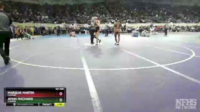 4A-106 lbs Quarterfinal - Marquis Martin, Clinton vs Aydin Machado, Cushing