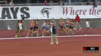 Girl's Distance Medley Relay Invite, Heat 1