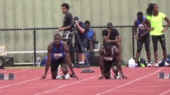 Pro Men's 100m, Final Section 3 - Harry Aikines-Aryeetey wind aided 9.90