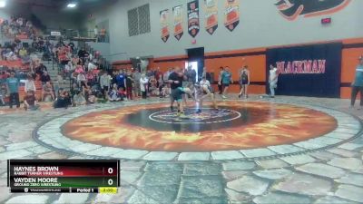 138 lbs Cons. Round 1 - Vayden Moore, Ground Zero Wrestling vs Haynes Brown, Rabbit Turner Wrestling