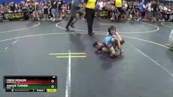 46 lbs Round 5 (6 Team) - Xavior Turner, Ares vs Crew Mohler, Iowa Elite