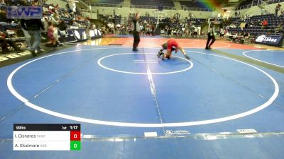 99 lbs Final - Iris Cisneros, Skiatook Youth Wrestling vs Alexandria Skidmore, Independent