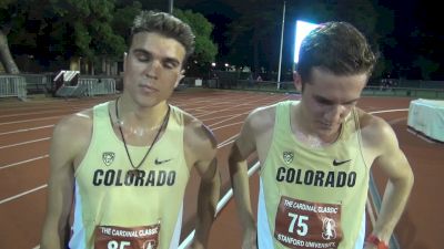 Colorado's Klecker and Dressel run near pbs at Cardinal Classic