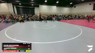 51-52 lbs Round 1 - Jamison Perkins, Texas vs Jacob Moczygemba, Ohana HQ Wrestling