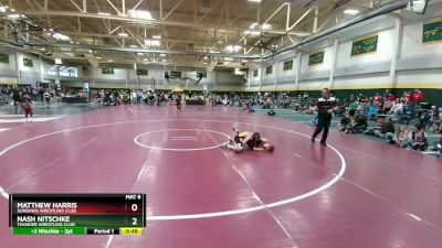 90 lbs Cons. Round 4 - Matthew Harris, Sundawg Wrestling Club vs Nash Nitschke, Thunder Wrestling Club