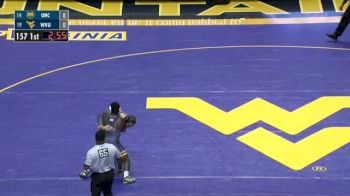 157 lbs Jordan Robinson, UNC vs Zach Moore, WVU