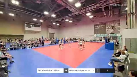 ABC clearly fox 14 blue vs Mintonette Sports- m. 43 - 2022 JVA Summerfest presented by Nike