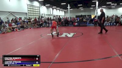 77 lbs 2nd Wrestleback (8 Team) - Colton Roberts, Washington vs Carter Strauss, Minnesota Red